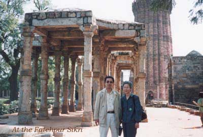At the Fatehpur Sikri