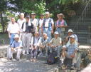 長浜城・豊公園で一同記念写真