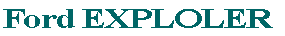 Ford EXPLOLER 